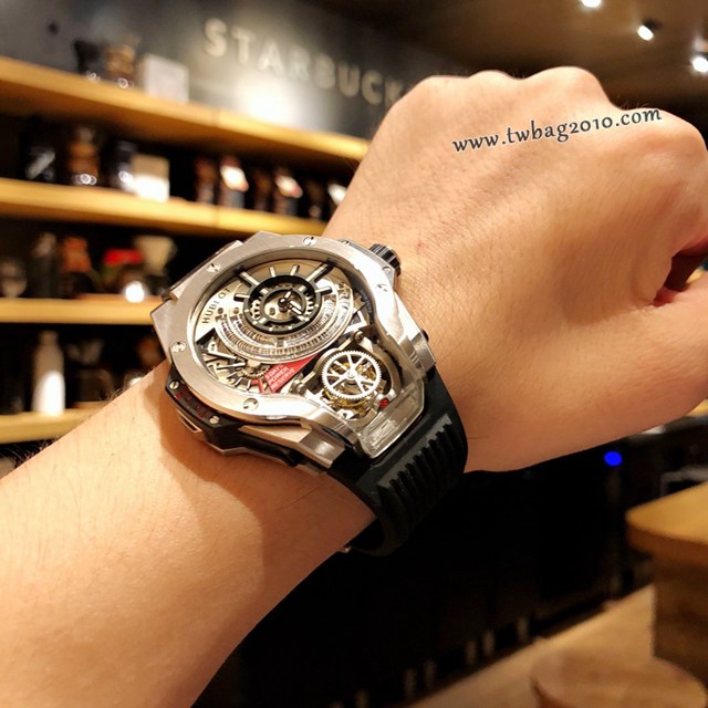 恒寶HUBLOT魔獸MP系列909.NX.1120.RX.1704拋光金屬男士腕表  gjs1985